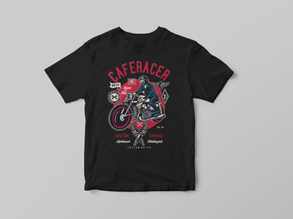 T-shirt Caferacer