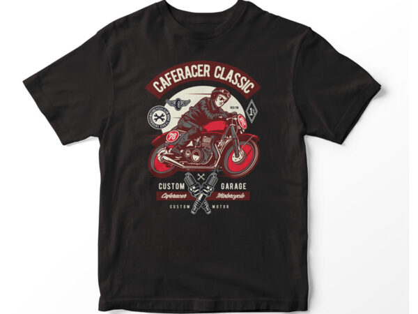 T-shirt Caferacer