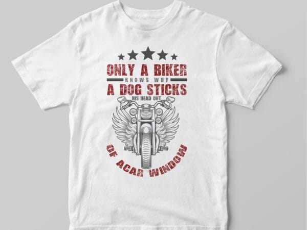 T-shirt Only a Biker