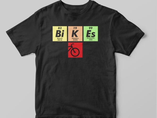 T-Shirt Bikers Tabela Periodica