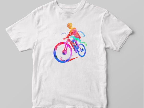 T-Shirt Mountain Bike Colors